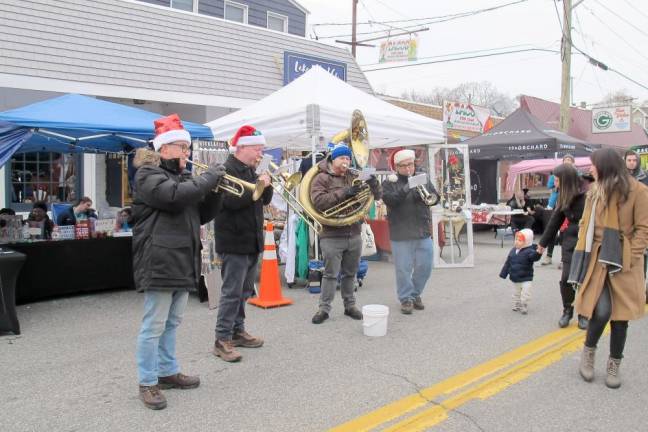 Singing, dancing, brass and Santa at Greenwood Lake tree lighting