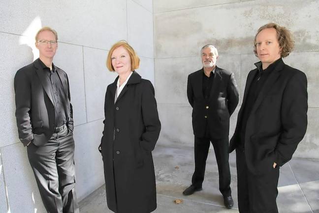 The American String Quarter are, from left to right: Peter Winograd (violin), Laurie Carney (violin), Daniel Av­sha­lo­mov (viola) and Wolfram Koes­sel (cello). Photo by J. Mae Barizo.