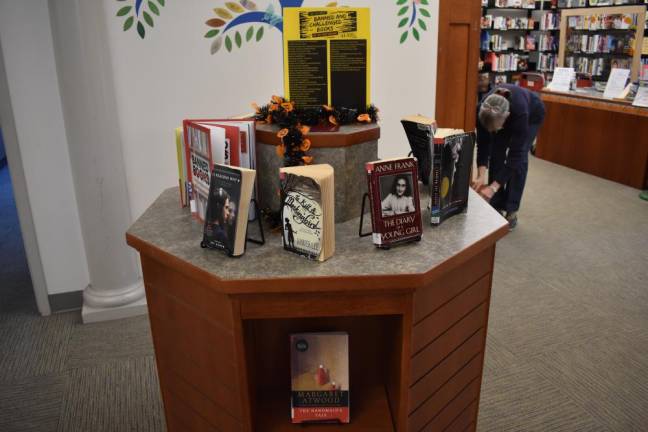 ‘Bigots’ vs. ‘groomers’ A banned book display at the Pike County Public Library in Milford, Pa. The display books are from the American Library Association’s annual list of most-challenged books. The library has been featuring these displays since the ‘90s. They’ve had no recent formal challenges, said library director Rose Chiocchi, though they have heard many comments from both sides at the circulation desk and via social media.