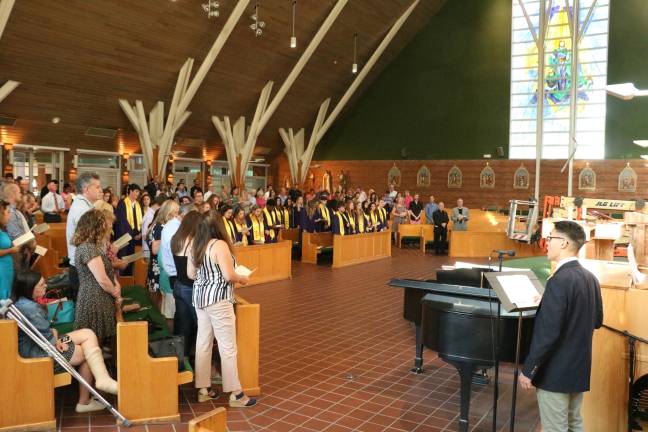 'We celebrate, we believe' Photos by Roger Gavan On Thursday evening, June 27, the Church of St. Stephen, the first Martyr hosted a well-attended Baccalaureate Ceremony for this year’s graduates of Warwick Valley High School.