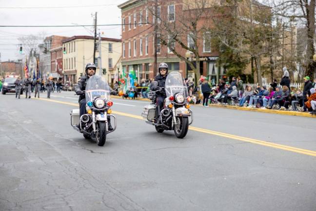 The Mid Hudson St. Patrick’s Day Parade in Goshen on March 10, 2024. Photo by Sammie Finch