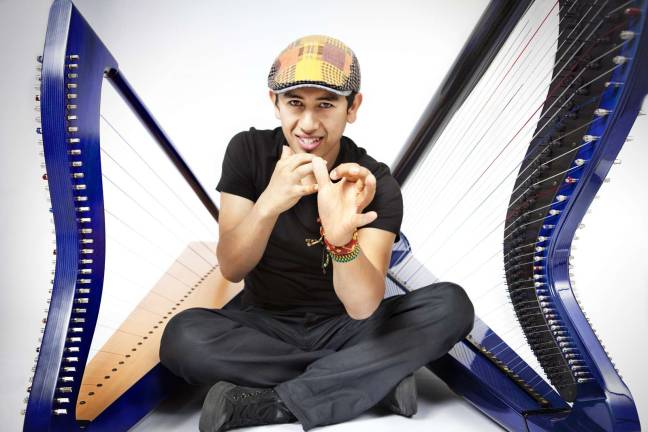 Edmar Castaneda to appear in concert on the electric harp on Feb. 16 at SUNY Orange Photo by Diana Bejarano Edmar Castaneda will perform on his electric harp on Friday, Feb. 16, at 8.pm. in the Orange Bank & Trust Co Great Room 101 in Kaplan Hall on the Newburgh campus of SUNY Orange.