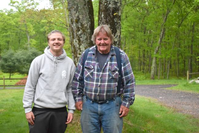 ‘That’s not my grandma, that’s my mom’ Rick Lyon and Jacob Gigi in Matamoras. Lyon and his wife adopted and raised Gigi and his two siblings.