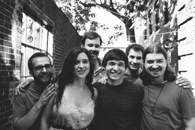 Full Armor hosting CD release concert for None the Same Members of Full Armor include Francis Zelinka, Tara Lakeman, Douglas Q. Hutchings, Matt Juliano, Matt Lee and Kyle Hancharick.