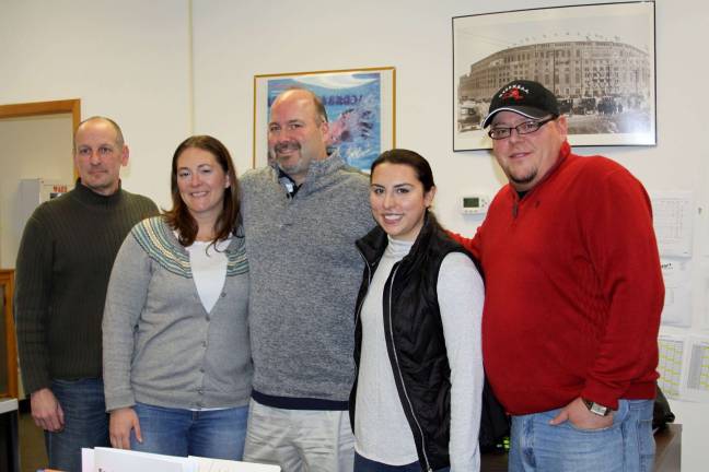 'Time stopped': BOCES Athletic Coordinator’s Office saves a life From left: Doug Stahl, Heather Walsh, Chris Mayo, Amanda York, and Dan Morse (Photo provided)