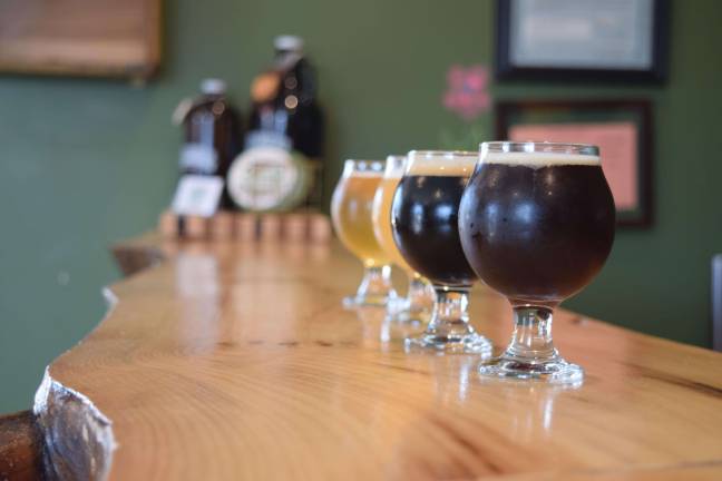 Glenmere Brewing Company hops to second anniversary On tap at the Glenmere Brewing Company this days are a raspberry stout, infused with homegrown berries, and Dark Shadow, a rustic cream larger with rich malt and notes of chocolate.