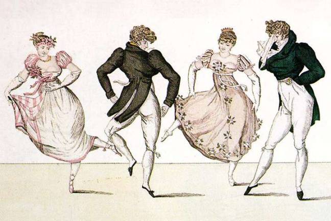 Dance like it was 1811 Image source: Wikipedia.org Just in time for Valentine's Day the Warwick Historical Society will host an introduction to English Country Dance on Sunday, Feb. 11, from 4 to 6 p.m. at the AW Buckee Center.