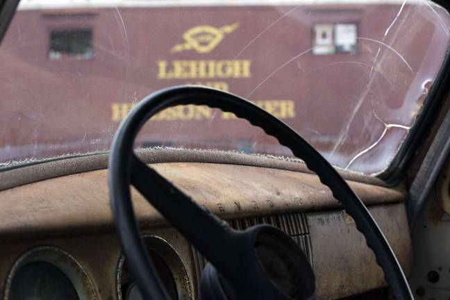 Old trucks and trains Old trucks and trains