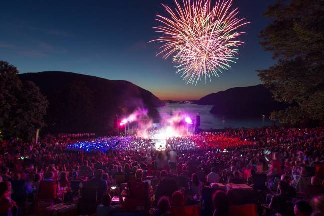 The West Point Band will conclude the “Music Under the Stars” concert series with its Labor Day Celebration on Sept. 1 at Trophy Point Amphitheater.