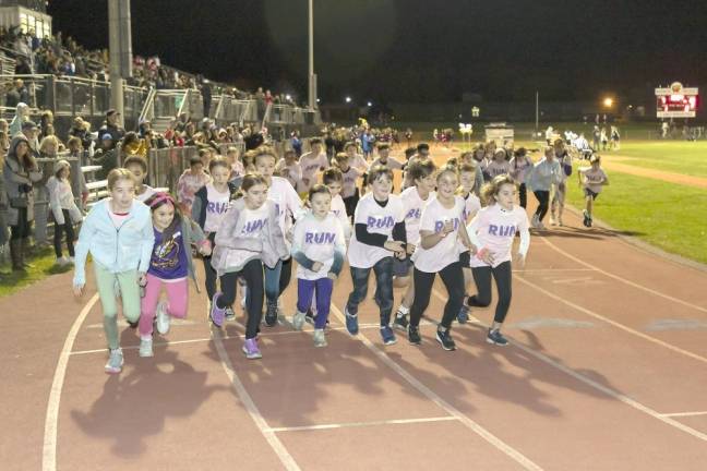 Speedy finishes for Friday Night Lights Mileage Club Run