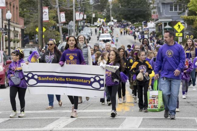 Warwick Valley Central School District held its Homecoming Parade on Oct. 9, 2023.