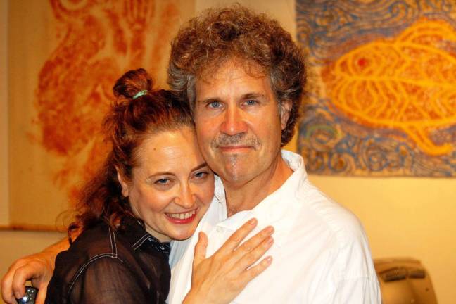 Love is in the air Bettina Skye and Steve Rubin of Warwick, N.Y.