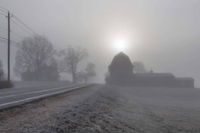Shrouded in fog Shrouded in fog