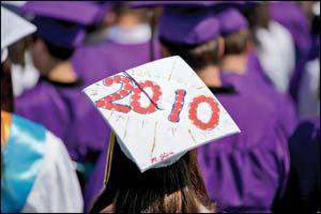 Warwick Valley High School's Class of 2010 walks off into the sun Warwick Valley High School's Class of 2010 walks off into the sun