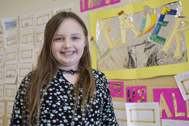 Superintendent’s Spotlight Photo provided by Warwick Valley School District Sanfordville Elementary fourth-grader McKenzie Decker plays youth league football as well as softball and basketball. She’s also a member of the Sanfordville Leadership Club.