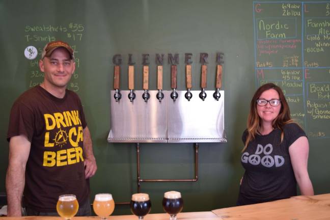 Glenmere Brewing Company hops to second anniversary Glenmere Brewing Co. owners and operators Michael and Shanna Sandor.