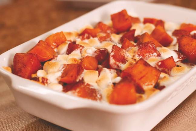 Holiday Meals with More Flavor, Less Sodium Sweet Potato Bake.
