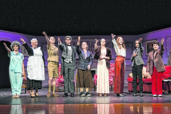 Warwick High School Drama Club’s production of The Butler Did It! dress rehearsal on Nov. 2, 2023.