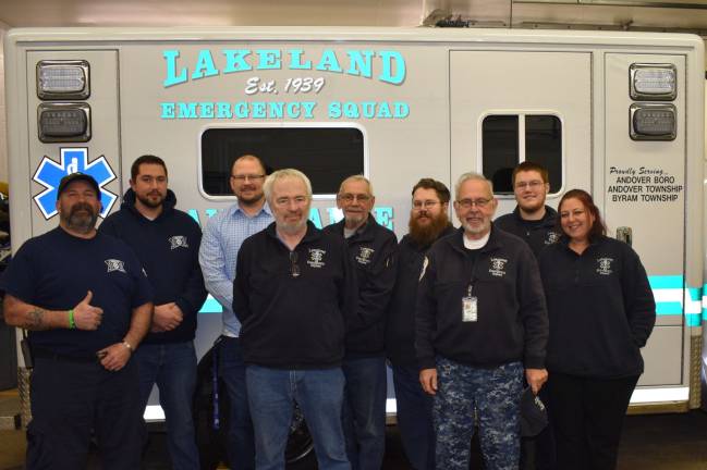The Winning Beard Lakeland EMS: No Shave November Foundation; all proceeds will go toward the Squad’s donation at the end of the month to the No Shave Foundation. (Pictured here is the members who partook all month long; at least four more unable to make it for the picture).