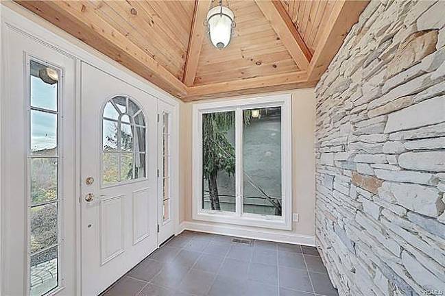 This chalet-like home is very private and, indeed, very French influenced This chalet-like home is very private and, indeed, very French influenced
