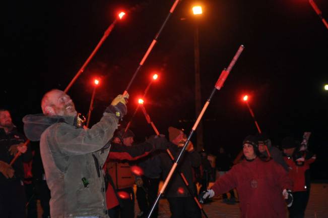 Mount Peter Carnival raises more than $4,000 for Avon Breast Cancer Walk Photo provided by Carol Fauerbach-Forshay The torch light parade at Mount PeterþÄôs fifth annual carnival that raised more than $4,000 for Avon 2014 Breast Cancer Walk