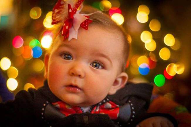 Vote for the best holiday photo Submitted by: AnnaMarie Bosco of West Milford, N.J. "My daughter by the christmas tree.. she loves the lights."