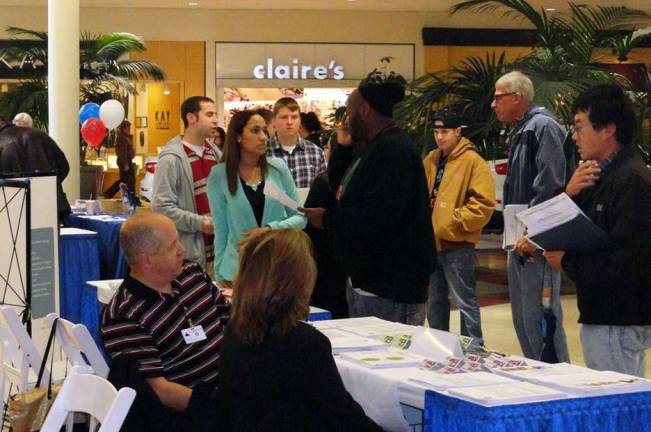 County to hold Fall Job Fair on Oct. 24 at the Newburgh Mall Provided photo Job seekers at last year’s Orange County Job Fair at the Newburgh Mall. This year's job fair is set for Wednesday, Oct. 24.