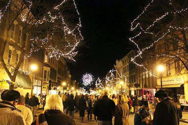 Holiday day trips The City of Hudson celebrates the beginning of the season with its Winter Walk on Warren Street, Dec. 1.