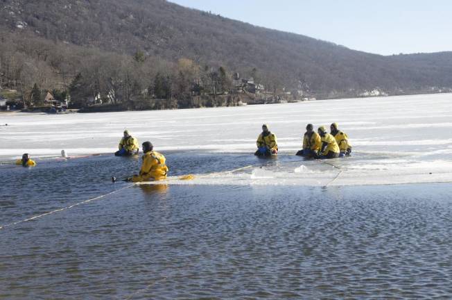 Thousands frolicked, some swam, at wintery carnival