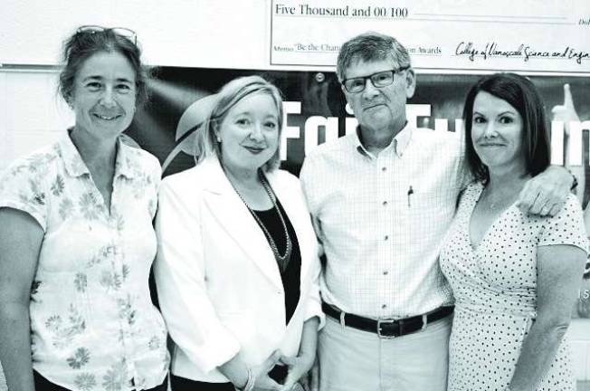 BOE announces new principal at WVHS Newly-elected WVCSD BOE members (L-R): Dory Masefield, Erin Maxcy, Dave Eaton, Shannon Hockswender. Photo by Abby Wolf