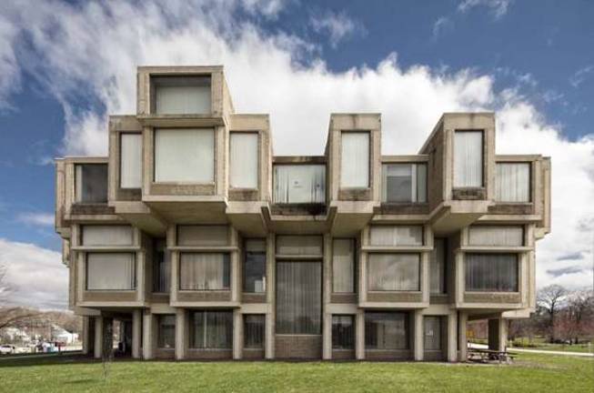 The ugly duckling of Orange County: An architectural rescue The Orange County Government Center designed by Paul Rudolph in the Brutalist style. (Photo provided)