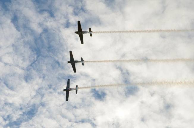 Expert flyers caper in the air at Greenwood Lake Air Show