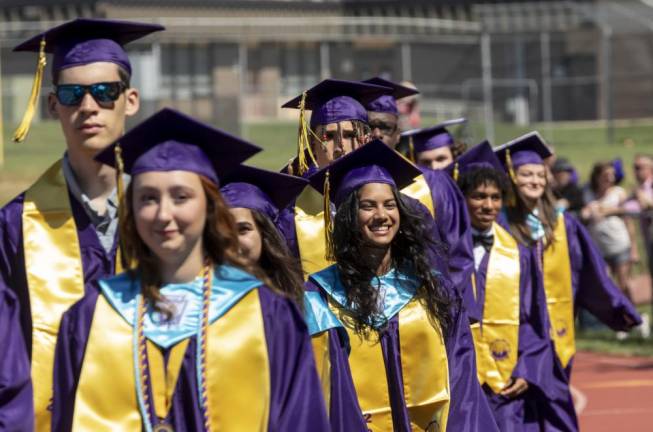 Warwick Valley High School held its 2022 Commencement Ceremony at C. Ashley Morgan Field on June 25, 2022.