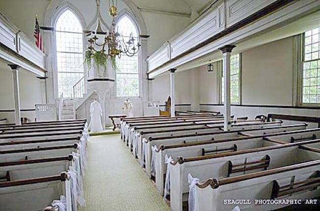For couples who were previously married in the quaint church, or those who always wanted to be, the wedding vow renewal is a special event where married couples can say I do again.