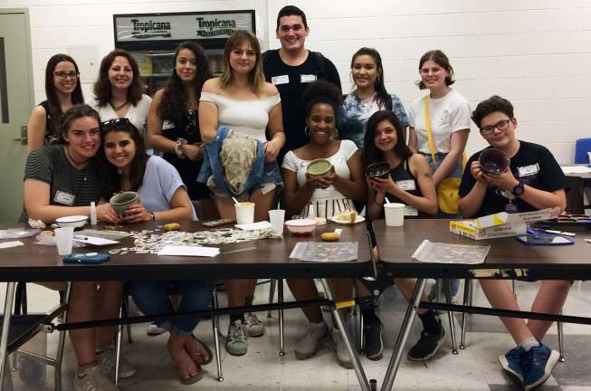 WVHS's Empty Bowls '18 raises more than $3,300 to fight local hunger Photos by Louise Hutchison Members of the WVHS Empty Bowls Club made beautiful bowls and helped at the event in many ways.