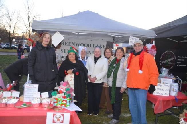 The Greenwood Lake Senior Center was one of the many booths at the holiday festival.