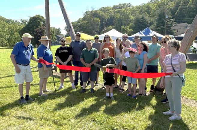 Ready for business A ribbon-cutting ceremony opened the Farmers Market season on June 24, 2025.