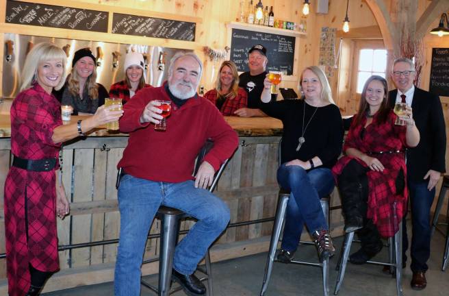 Warwick chamber to host holiday mixer at Pennings Farm Cidery on Dec. 7 Photo by Roger Gavan Planning for the Warwick Valley Chamber of Commerce Holiday Mixer next Wednesday, Dec. 7, are: Rear from left: Pennings Cidery staff members Alex LaBarbera and Carrie Hallahan and Pennings Farm co-owners Jill and Steve Pennings; and seated from left: Warwick Valley Chamber of Commerce Programs Committee members Janine Dethmers, John Redman, Sarah Armand, Kristen Weiss, and Michael Johndrow.