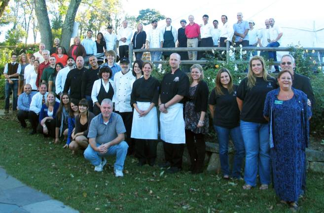 Neither rain nor wind nor threat of tornadoes This year's annual Taste of Warwick, a showcase of the regionís best restaurant chefs, caterers, markets, florists and wine merchants was held on Sept. 19, on the picturesque grounds of the Warwick Valley Winery and Distillery.