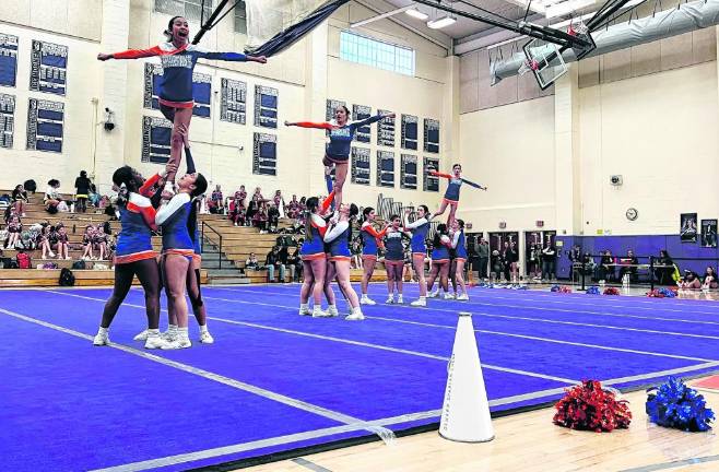 Lady Spartans place first in cheerleading competition