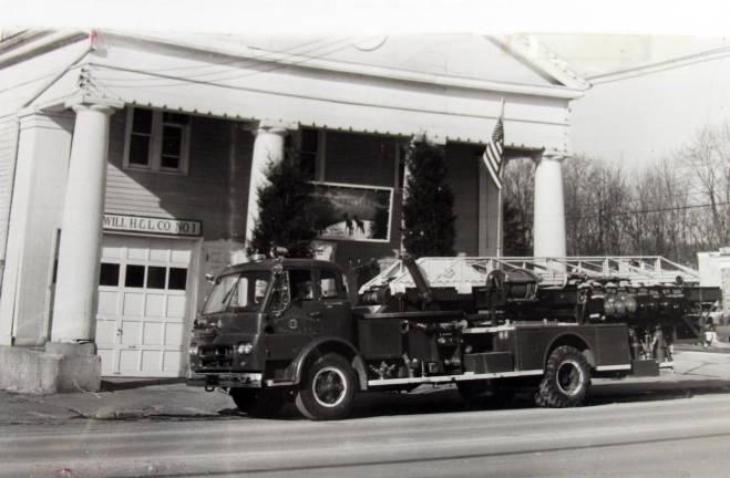 The WFD Goodiwill fire house at what is today's Warwick Village Hall.