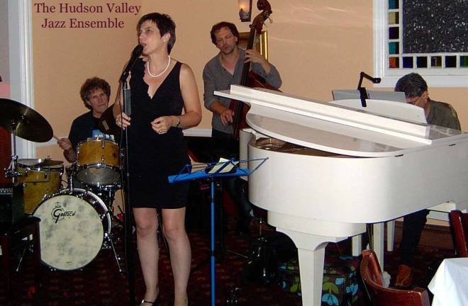 Pine Island Chamber hosts ‘Jazz and Art’ in the park on Saturday The Hudson Valley Jazz Ensemble is Bill McCrossen on bass, Steve Rubin on drums, Gabriele Tranchina on vocals and Joe Vincent Tranchina on keyboard.