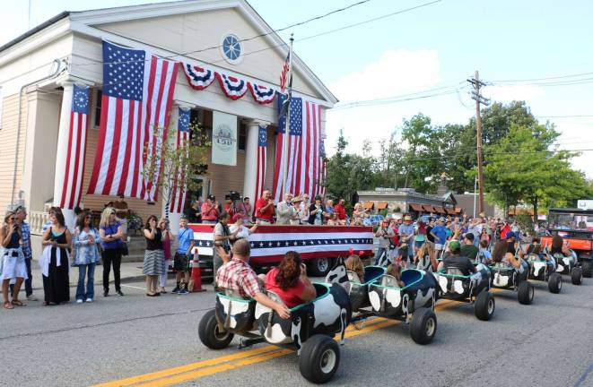 Looking back at 2017 This children's ride was a popular part of both the parade and the family celebration in Veterans Memorial Park that followed.