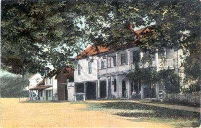 A girl grows in Sugar Loaf Sugar Loaf in the 1860s or 1870s (Courtesy of the Chester Historical Society)
