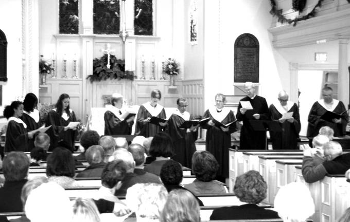 Twelfth Night Celebration for a Habitat House set for Jan. 6 Provided photo The Rev. Peter Sipple, third from right, sings with the St. Georgeís Choir last January during the 2012 Twelfth Night Concert at the St. Georgeís Church in Newburgh. The 2013 Twelfth Night Concert will be held Jan. 6 at Christ Church in Poughkeepsie. The performance is a benefit for Habitat for Humanity in Newburgh.