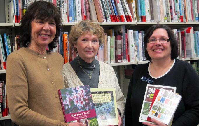 Warwick Valley Gardeners donates books to libraries Warwick Valley Gardeners at the Florida Public Library: From left to right: Rosemary Solomon, Gert Galligan and Terry Numa.