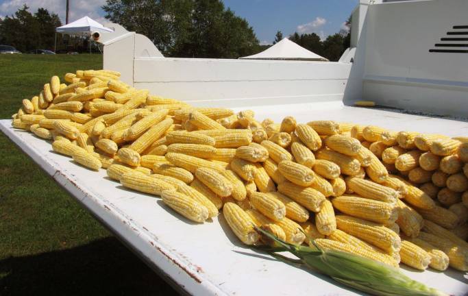 Senior barbecue draws more than 700 people The last in a truckload of fresh local corn.