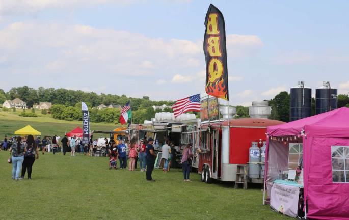 First in second annual series of Warwick Food Truck Festivals attracts 3,000 people The festival featured a variety of food trucks, bands, wineries, breweries and cideries