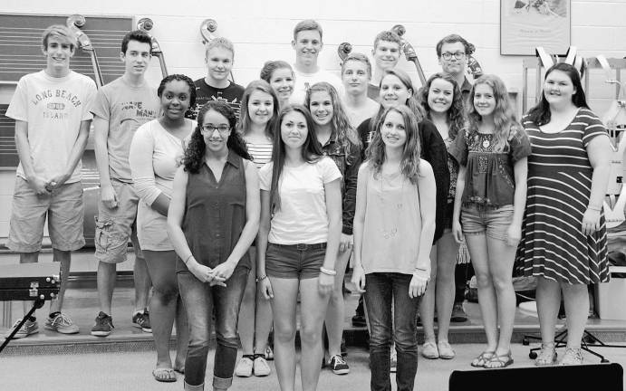 Bravo Members of the Warwick Valley High School Chamber Strings.