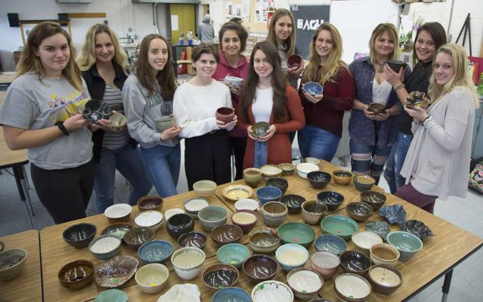 The promoter of a good cause Members of the Warwick Valley High School's Empty Bowls Club have already raised $890 at two fund raisers.